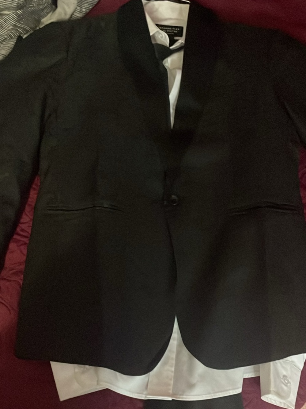 Calvin Klein Black Single-Button Men's Blazer